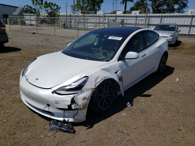 5YJ3E1EA3MF051134 - 2021 Tesla Model 3