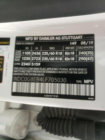 WDC0G8EB4LF705030 - 2020 Mercedes-benz Glc-class
