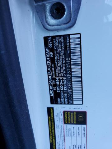 WDDWK8EB1KF810515 - 2019 Mercedes-benz C-class